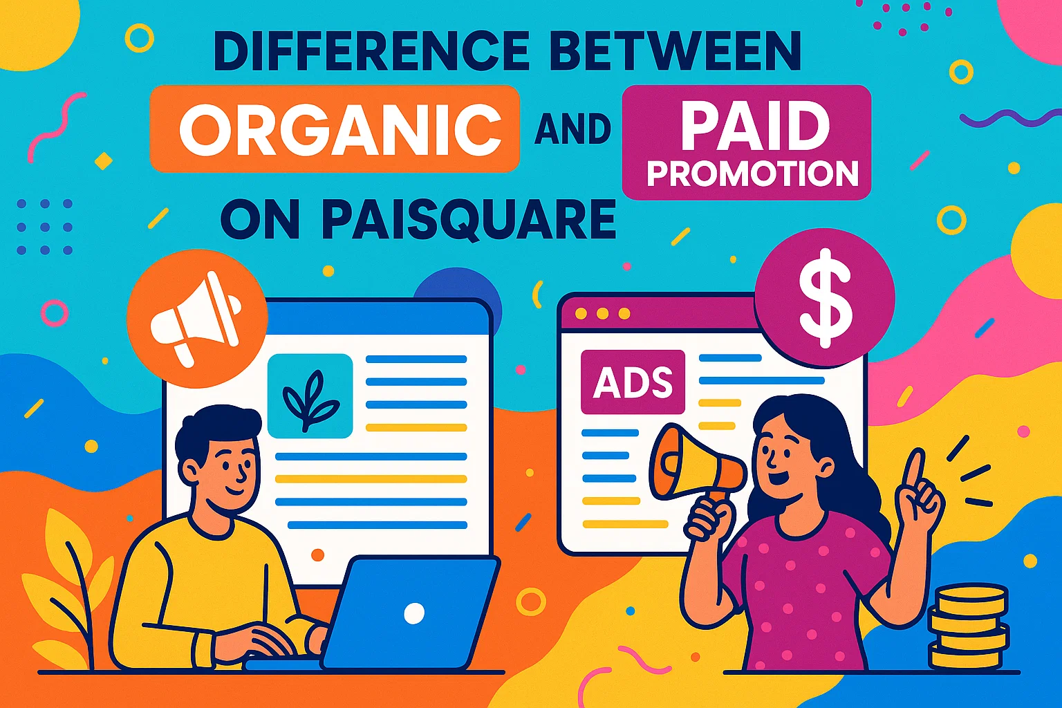 Difference Between Organic and Paid Promotion on PaiSquare