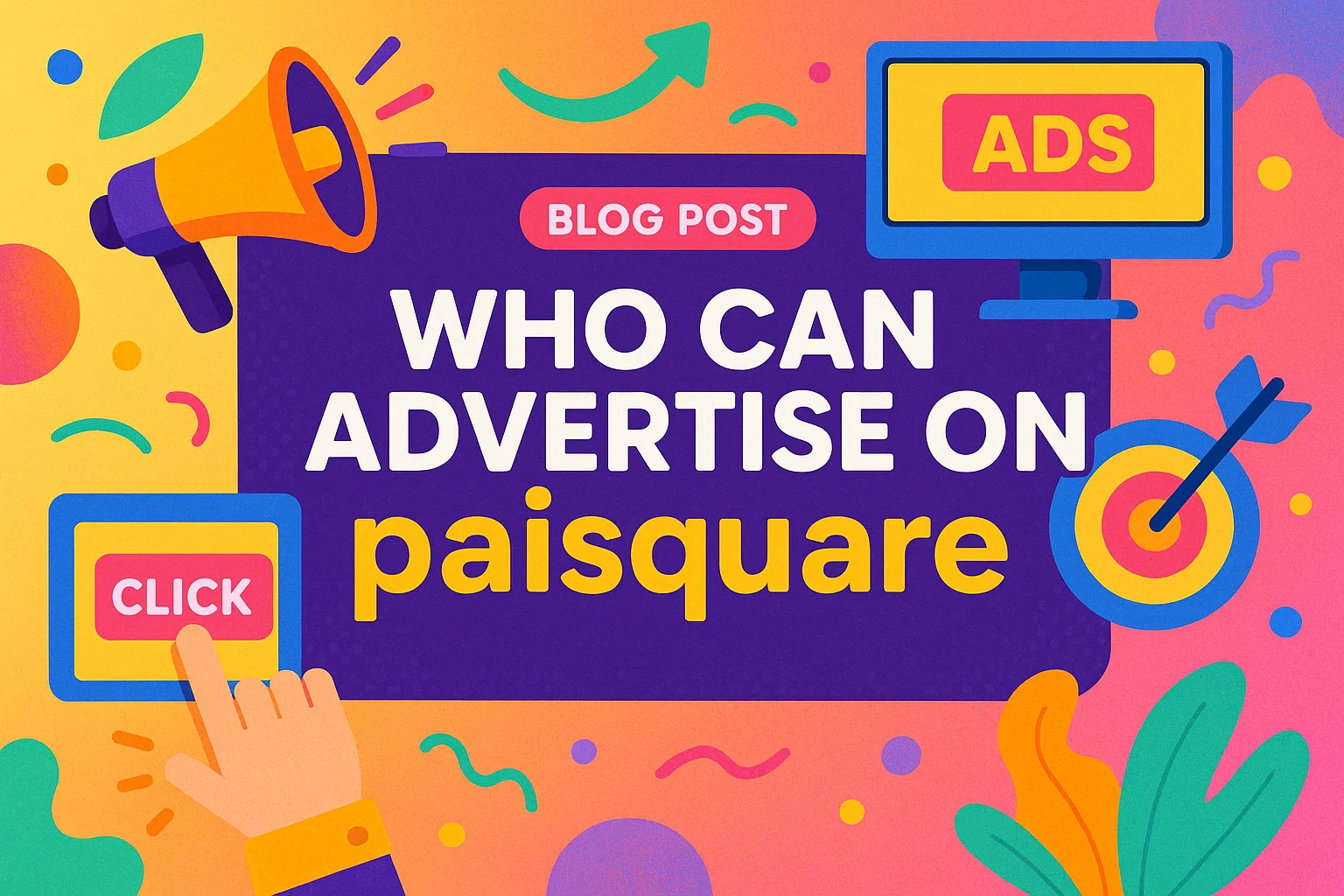 Who Can Advertise on PaiSquare?